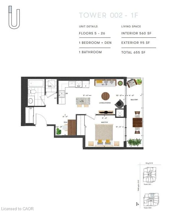 15 Wellington Street S #601