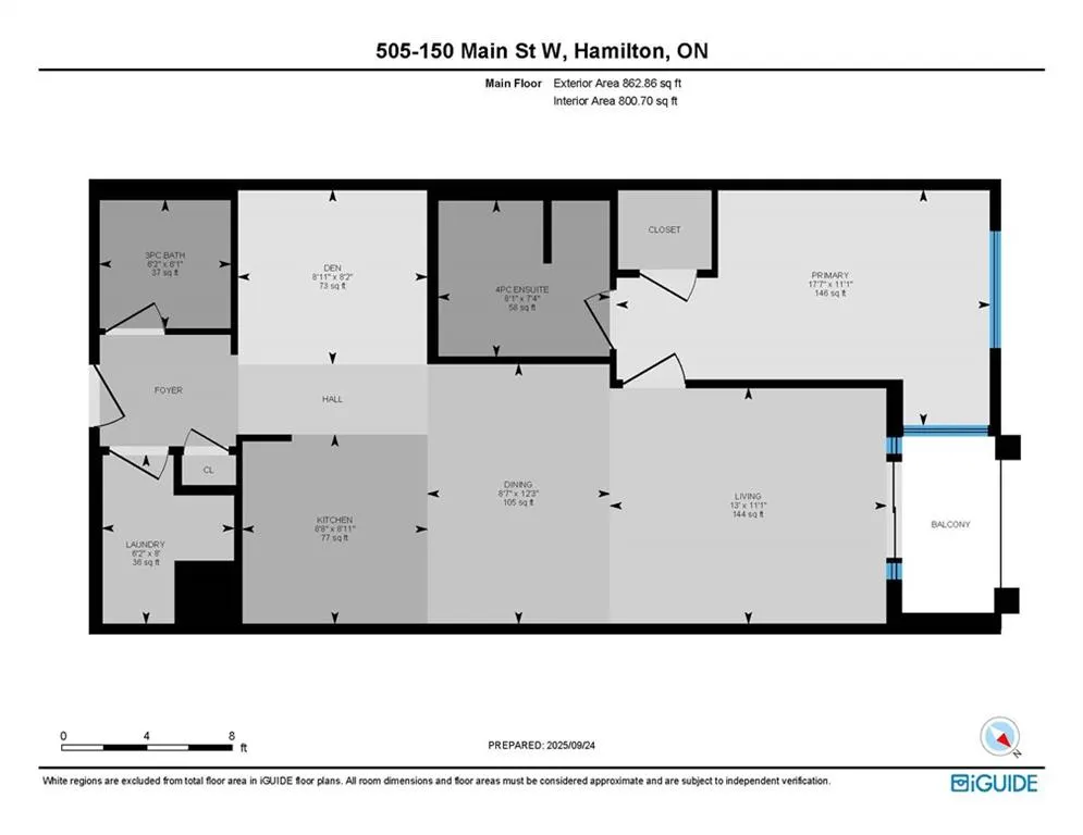 150 Main Street W, #505