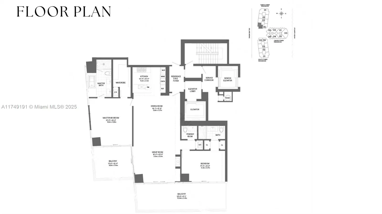 9705 Collins Ave, #2304N
