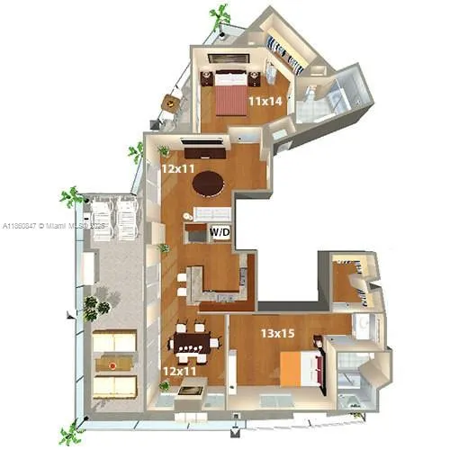 1500 Bay Rd, #C-0605