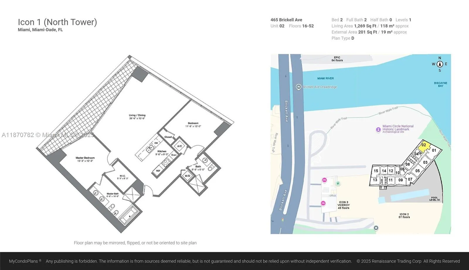 465 Brickell Ave, #2002