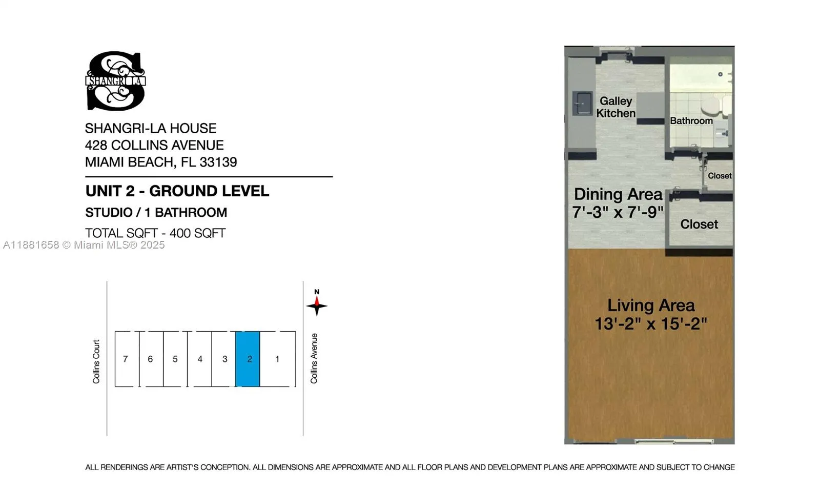 428 Collins Ave, #2