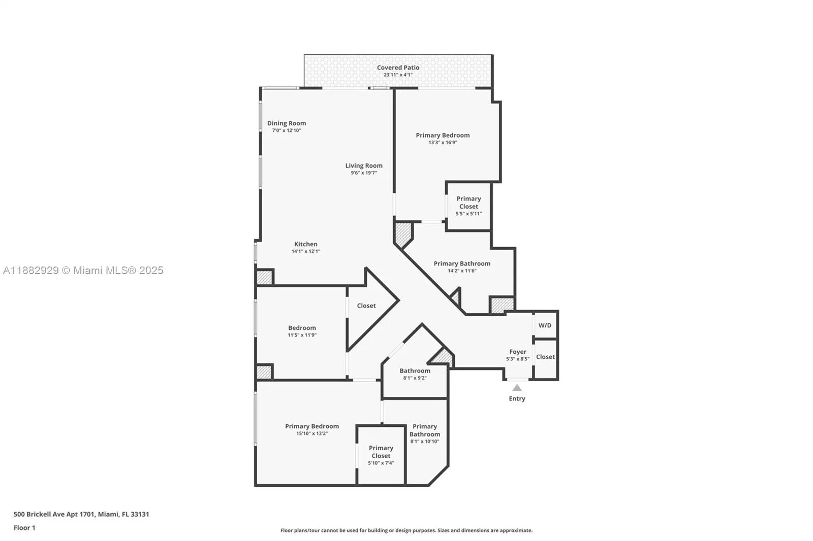 500 Brickell Ave, #1701