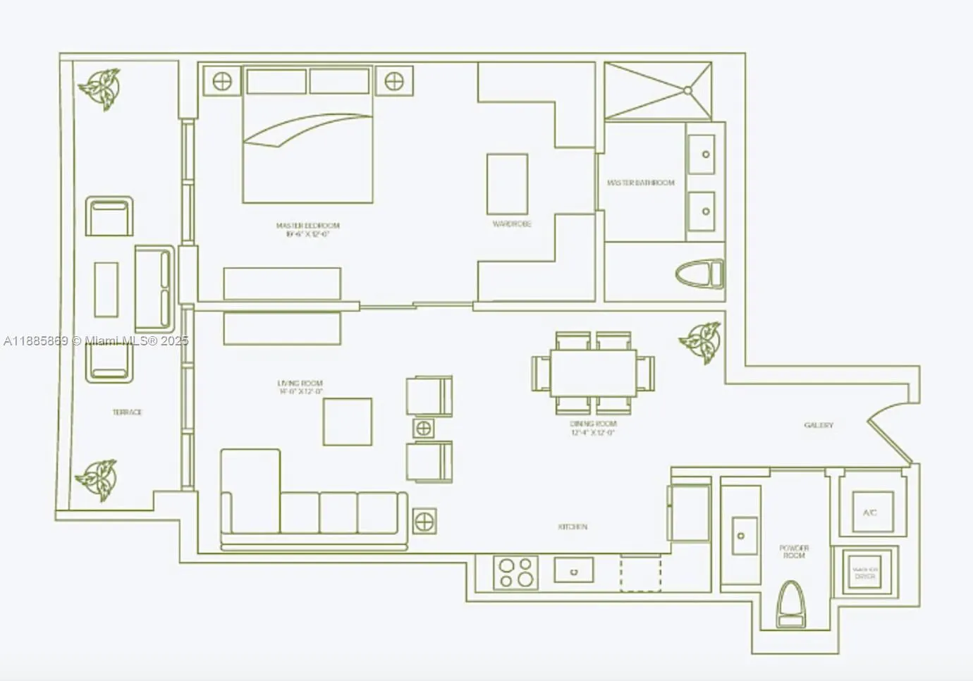 1010 Brickell Ave, #3608