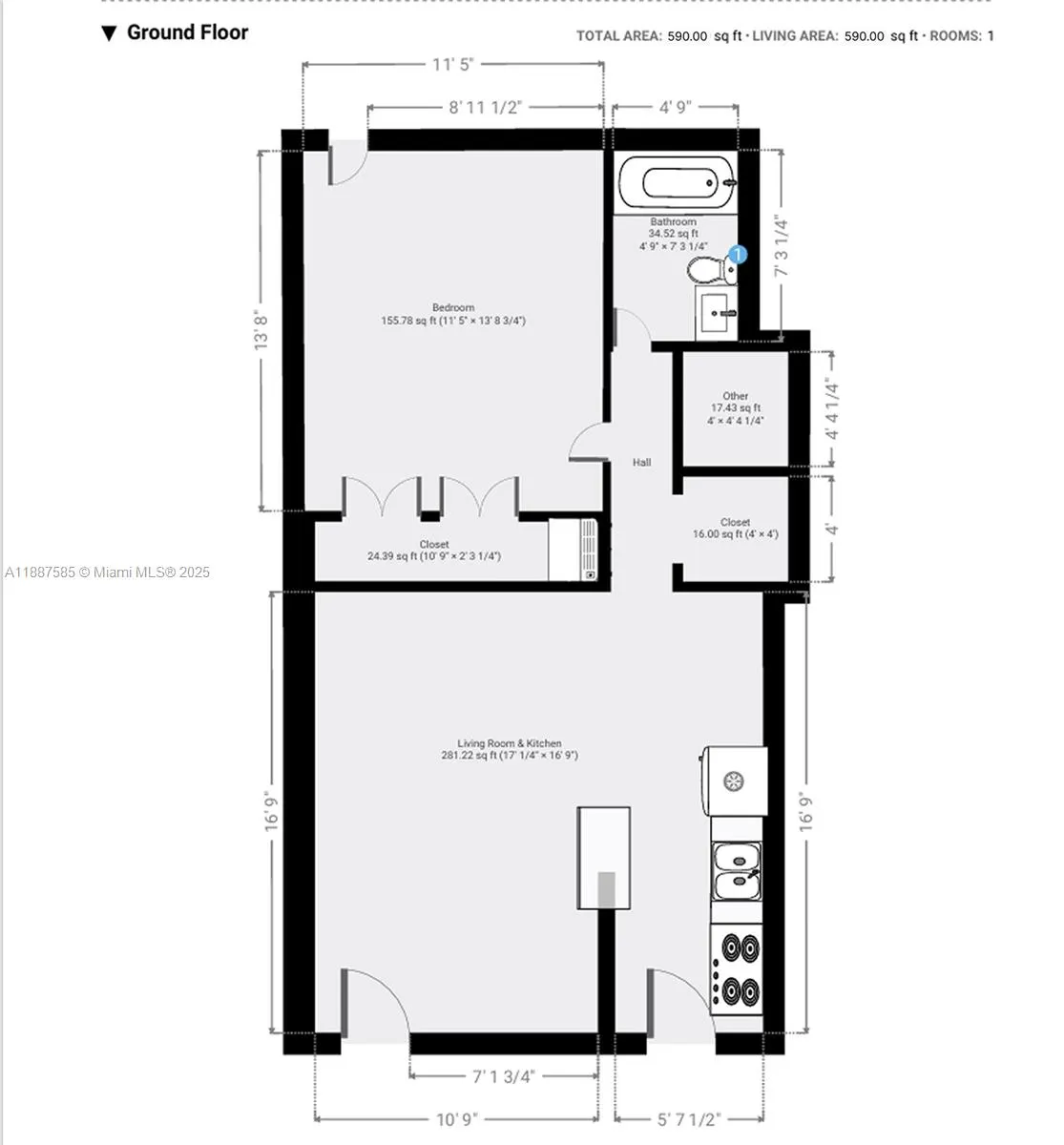 525 Meridian Ave, #203