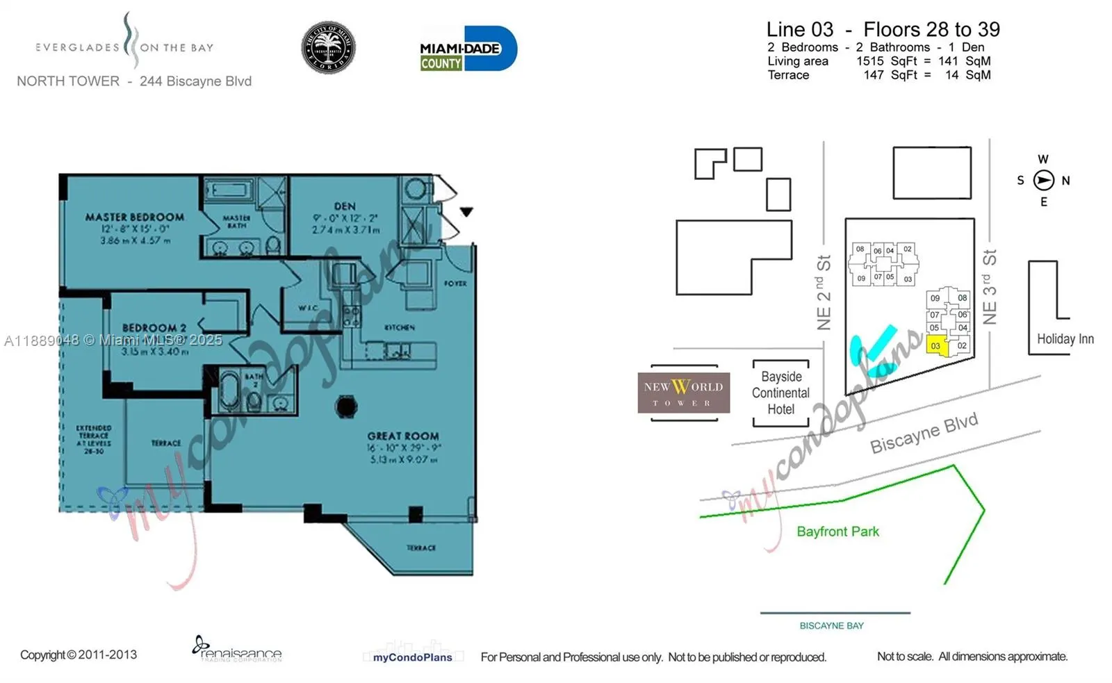 244 Biscayne Blvd, #3903