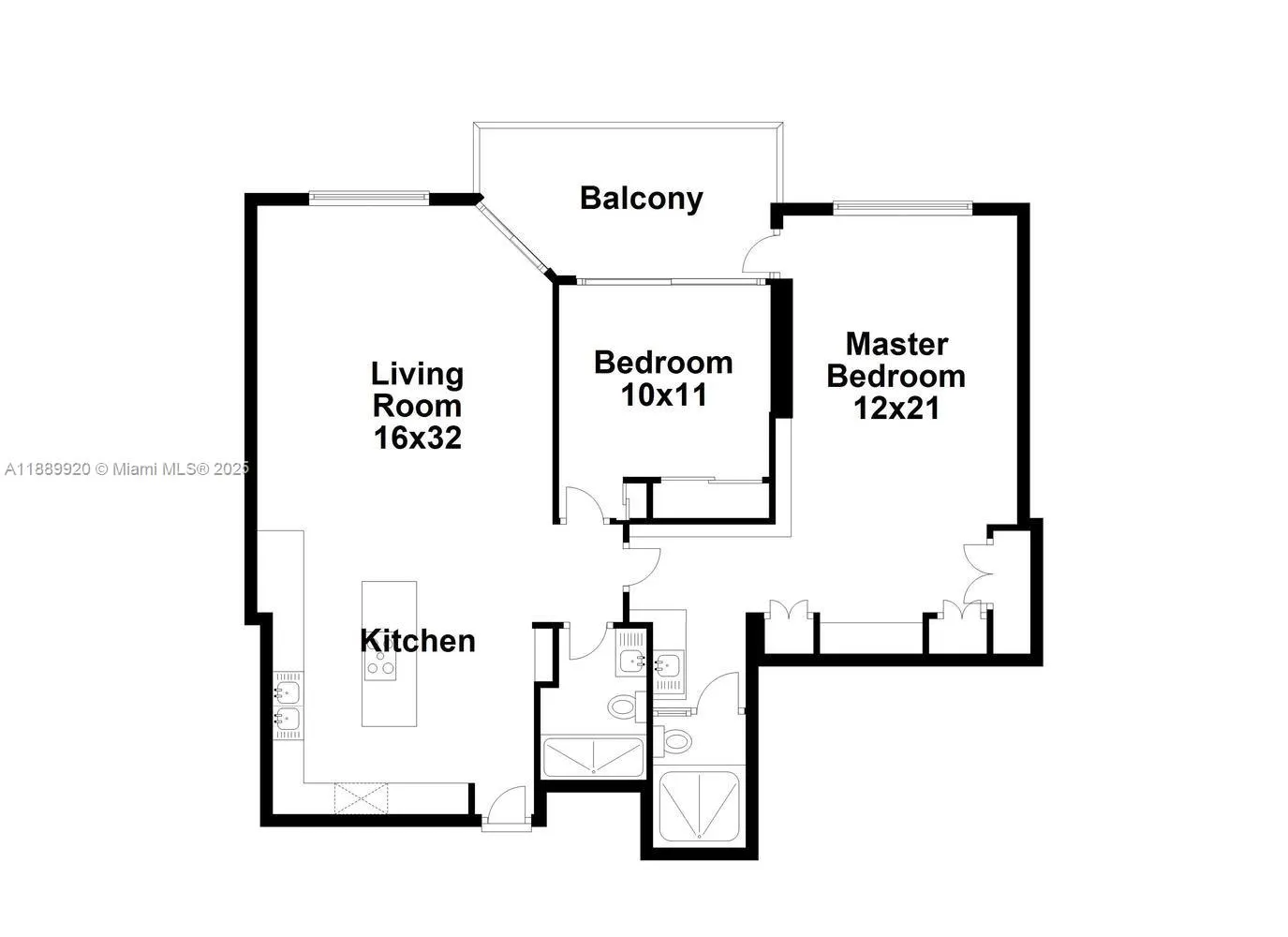 1865 Brickell Ave, #A1611