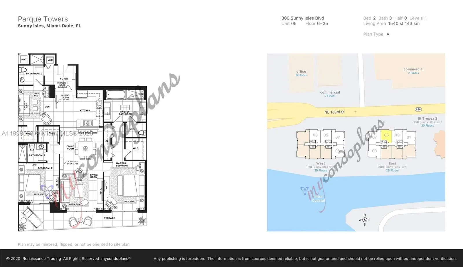 300 Sunny Isles Blvd, #4-1405