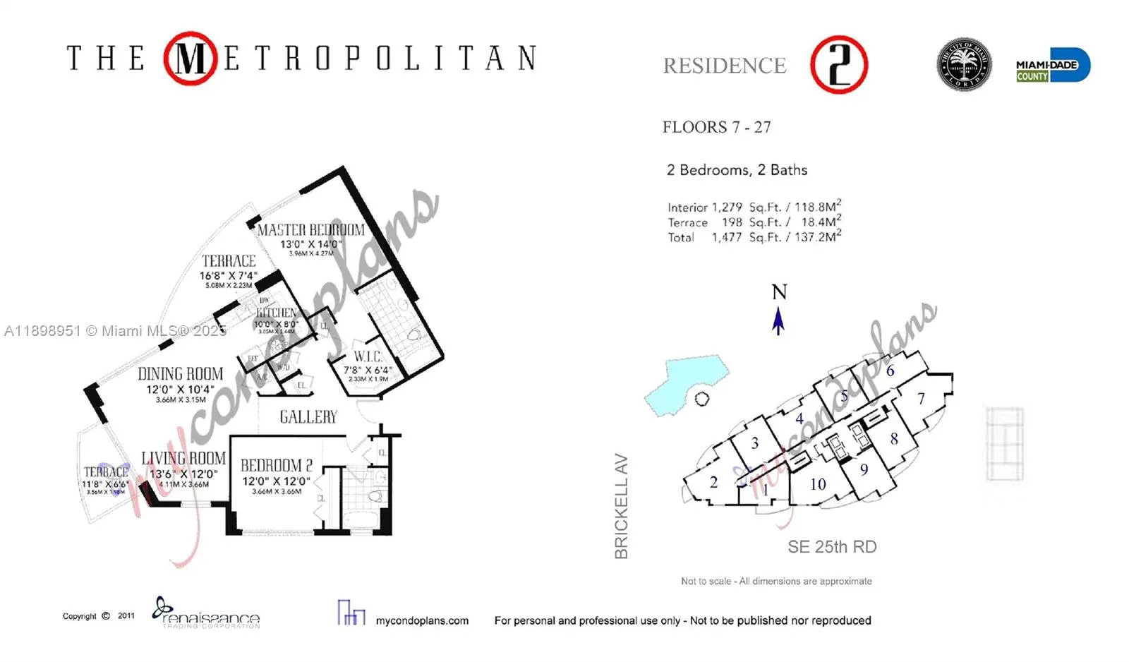 2475 Brickell Ave, #1608