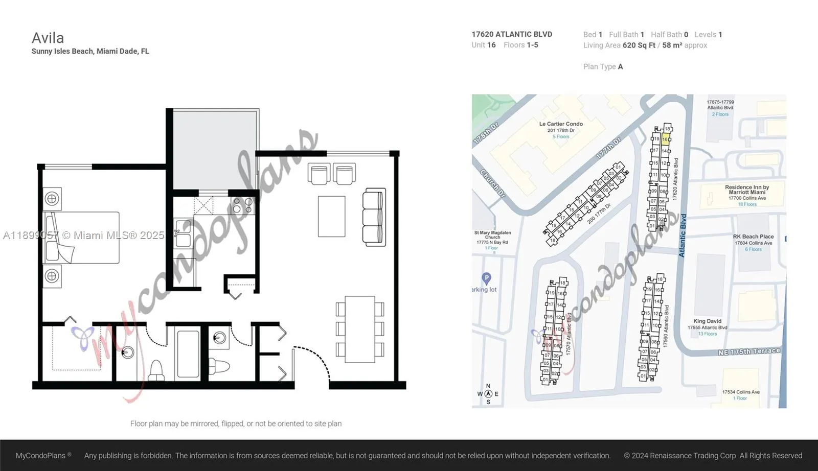 17620 Atlantic Blvd, #316