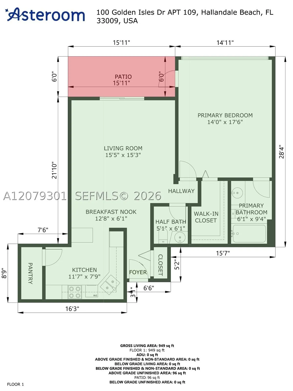 100 Golden Isles Dr #109
