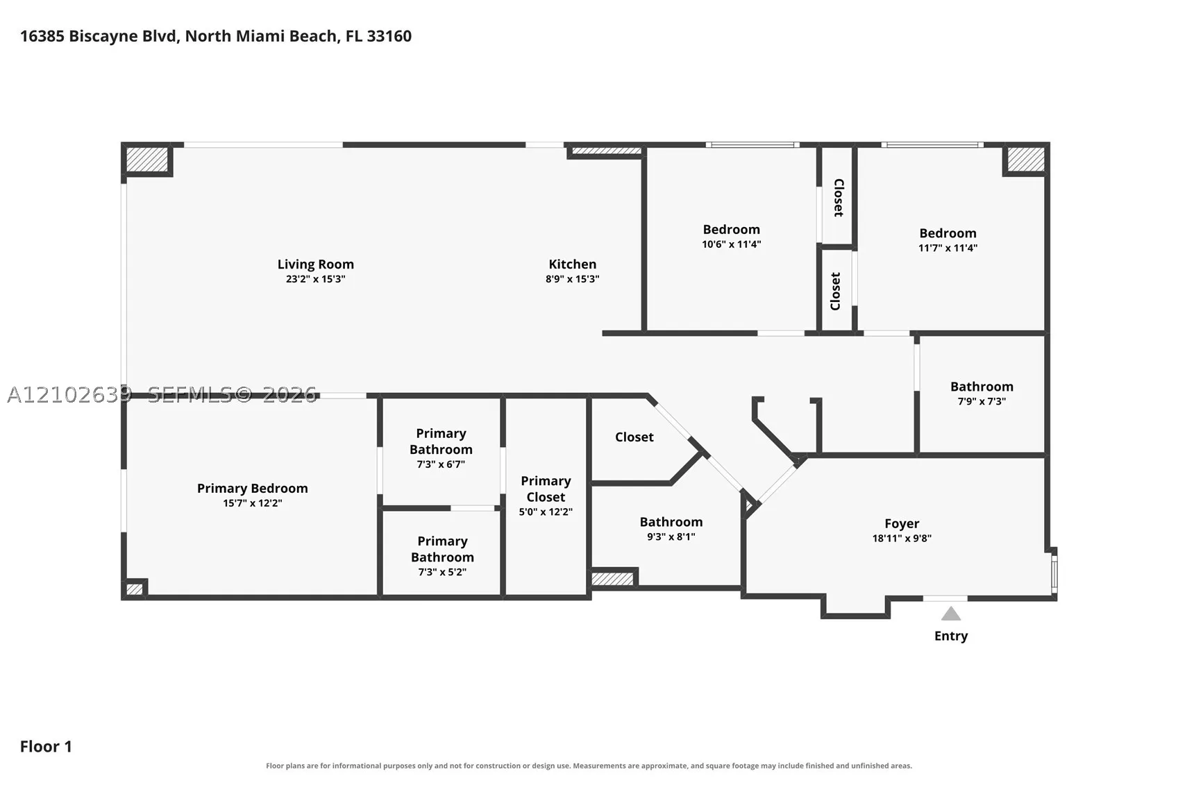 16385 Biscayne Blvd #407