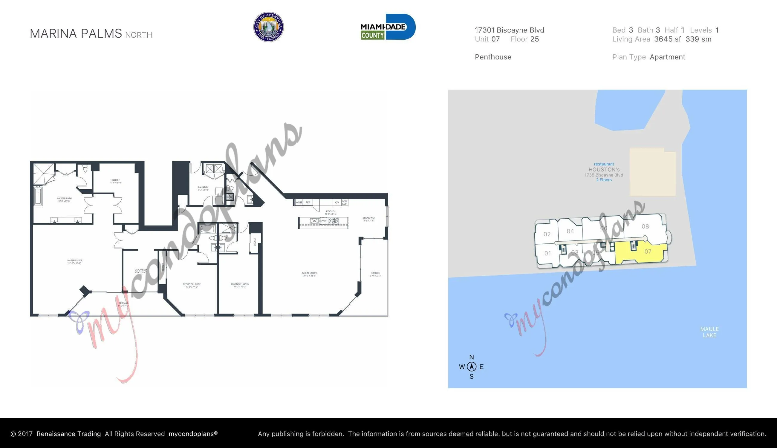 17301 BISCAYNE Boulevard #PH-7
