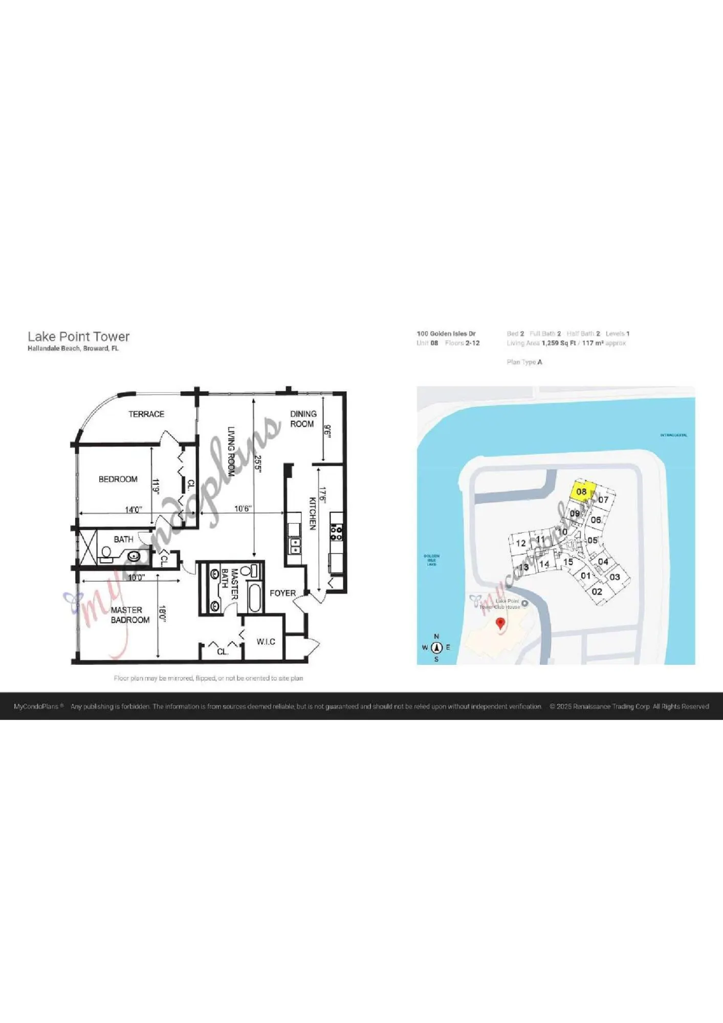100 GOLDEN ISLES Drive #810