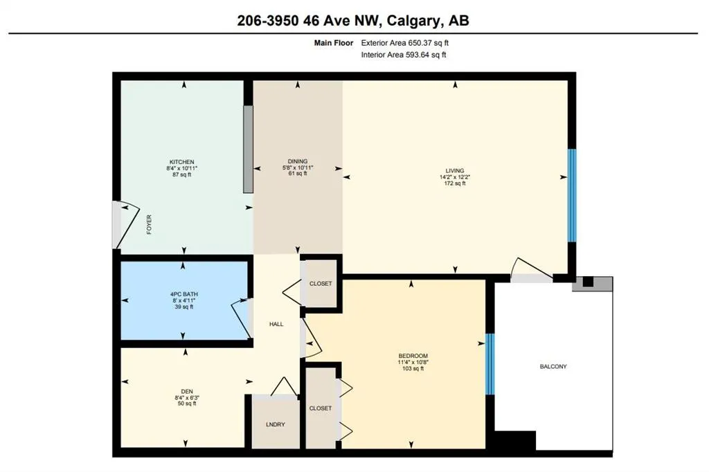 3950 46 Avenue NW, #206