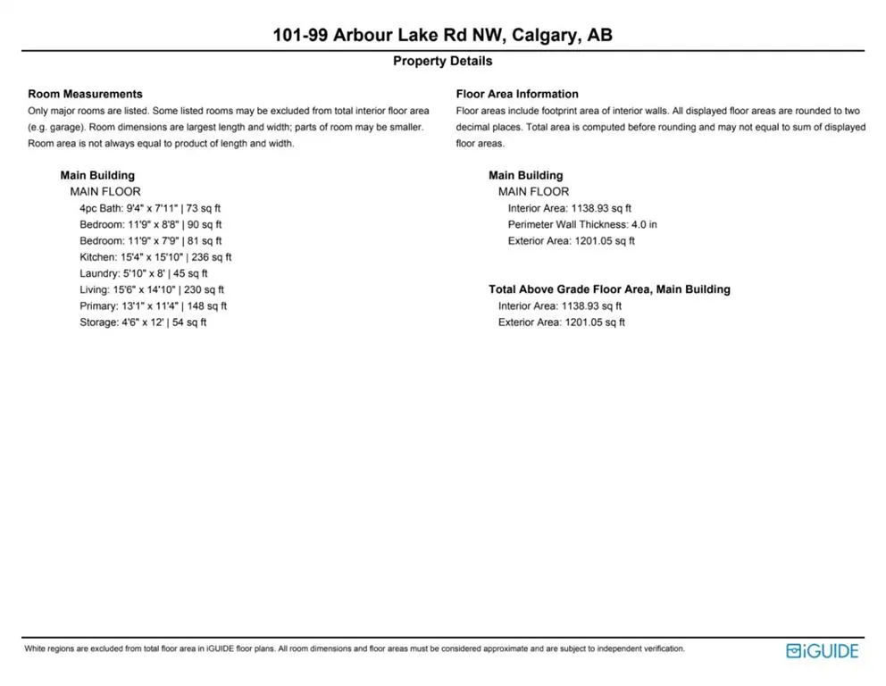 99 Arbour Lake Road NW, #101