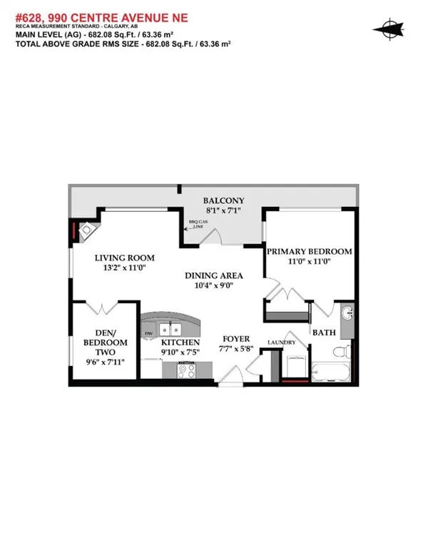 990 Centre Avenue NE, #628