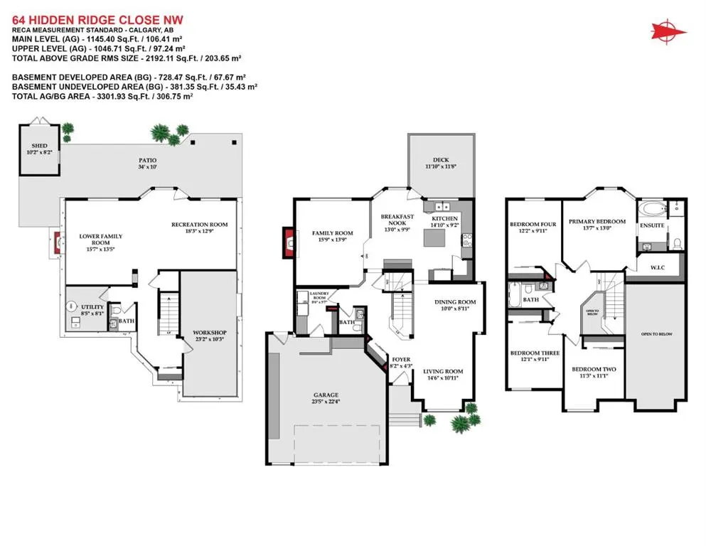 64 Hidden Ridge Close NW