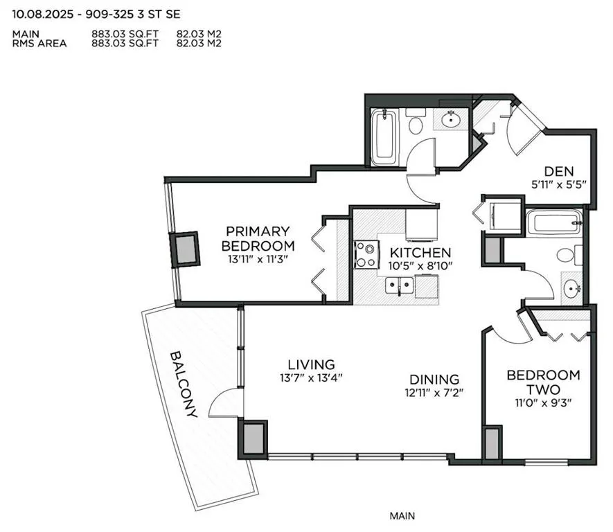 325 3 Street SE, #909