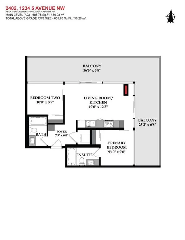 1234 5 Avenue NW, #2402