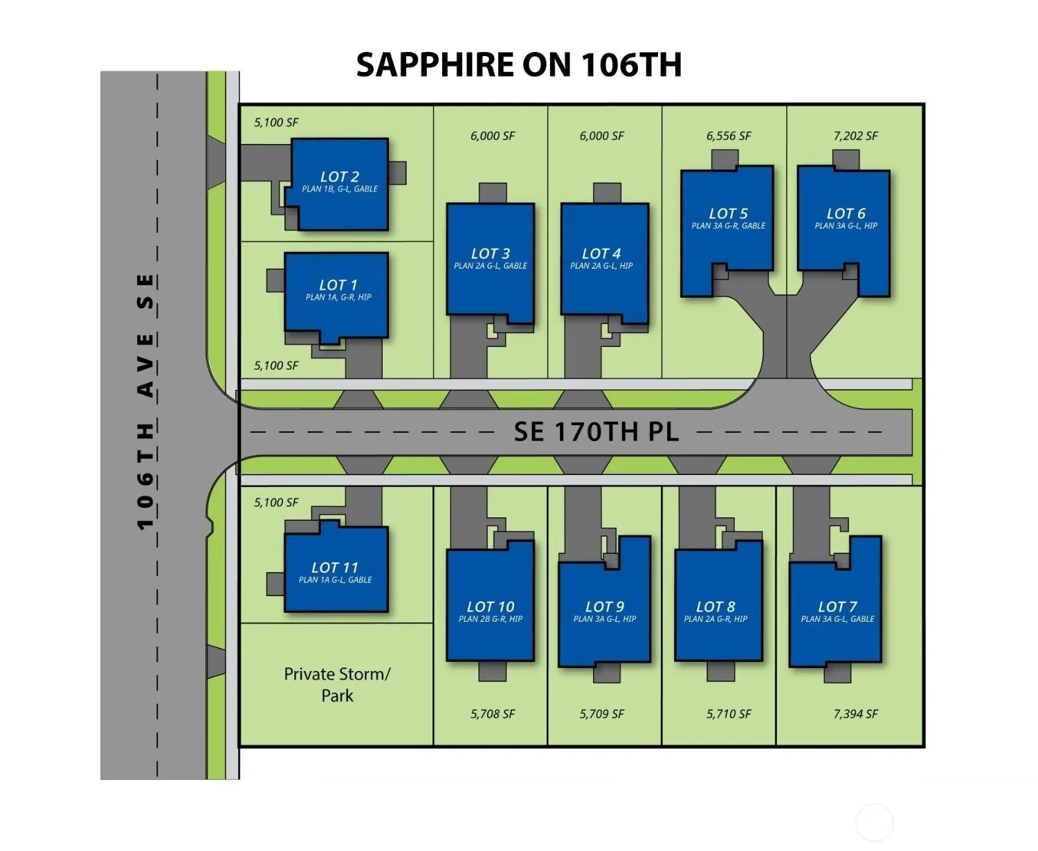 10676 SE 170th Pl-Lot 5 , Renton, WA 98055