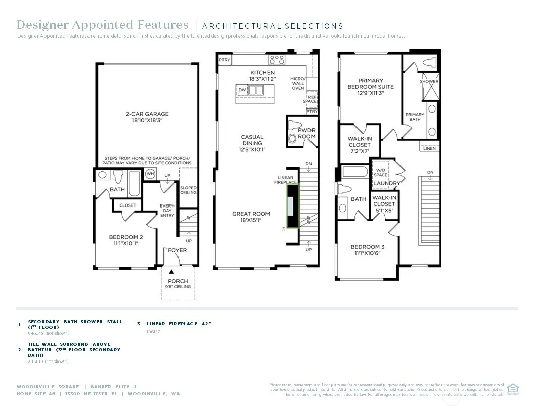 13330 (Site46) NE 175th Place , Woodinville, WA 98072
