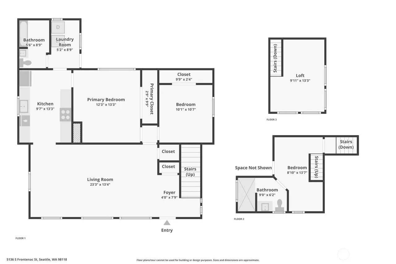 5136 S Frontenac Street , Seattle, WA 98118