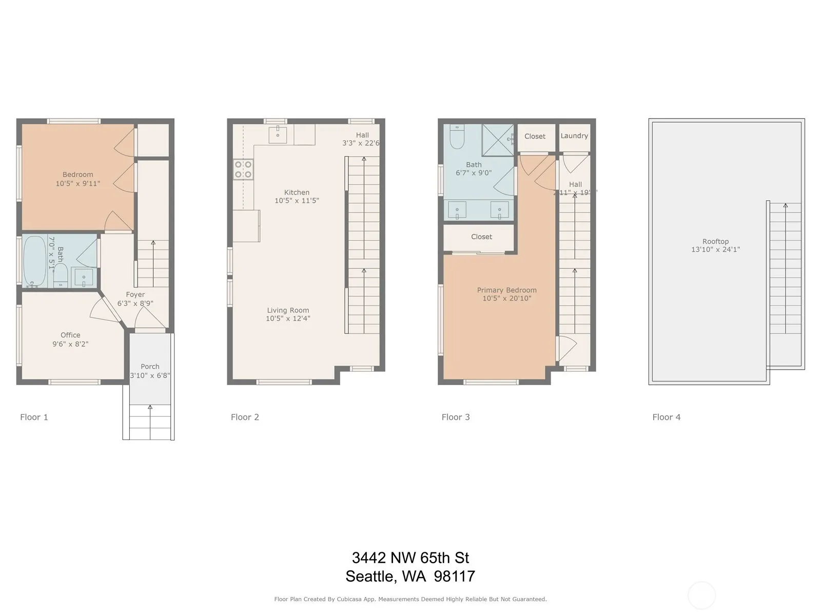 3442 B NW 65th Street , Seattle, WA 98117