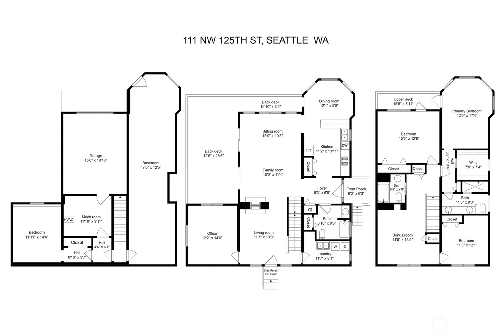 111 NW 125th Street , Seattle, WA 98177