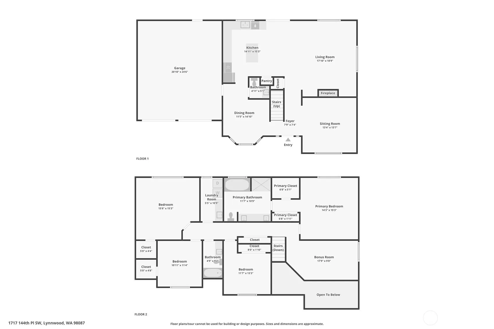 1717 144th Pl SW , Lynnwood, WA 98087