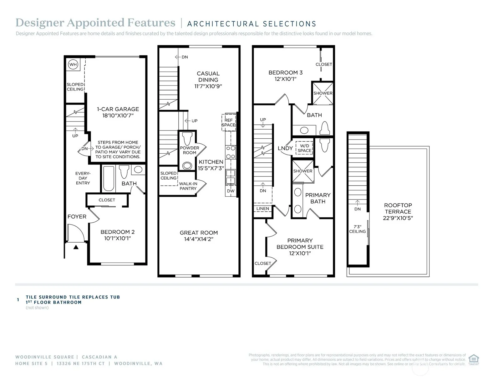 13326 (Site 5) NE 175th Court , Woodinville, WA 98072