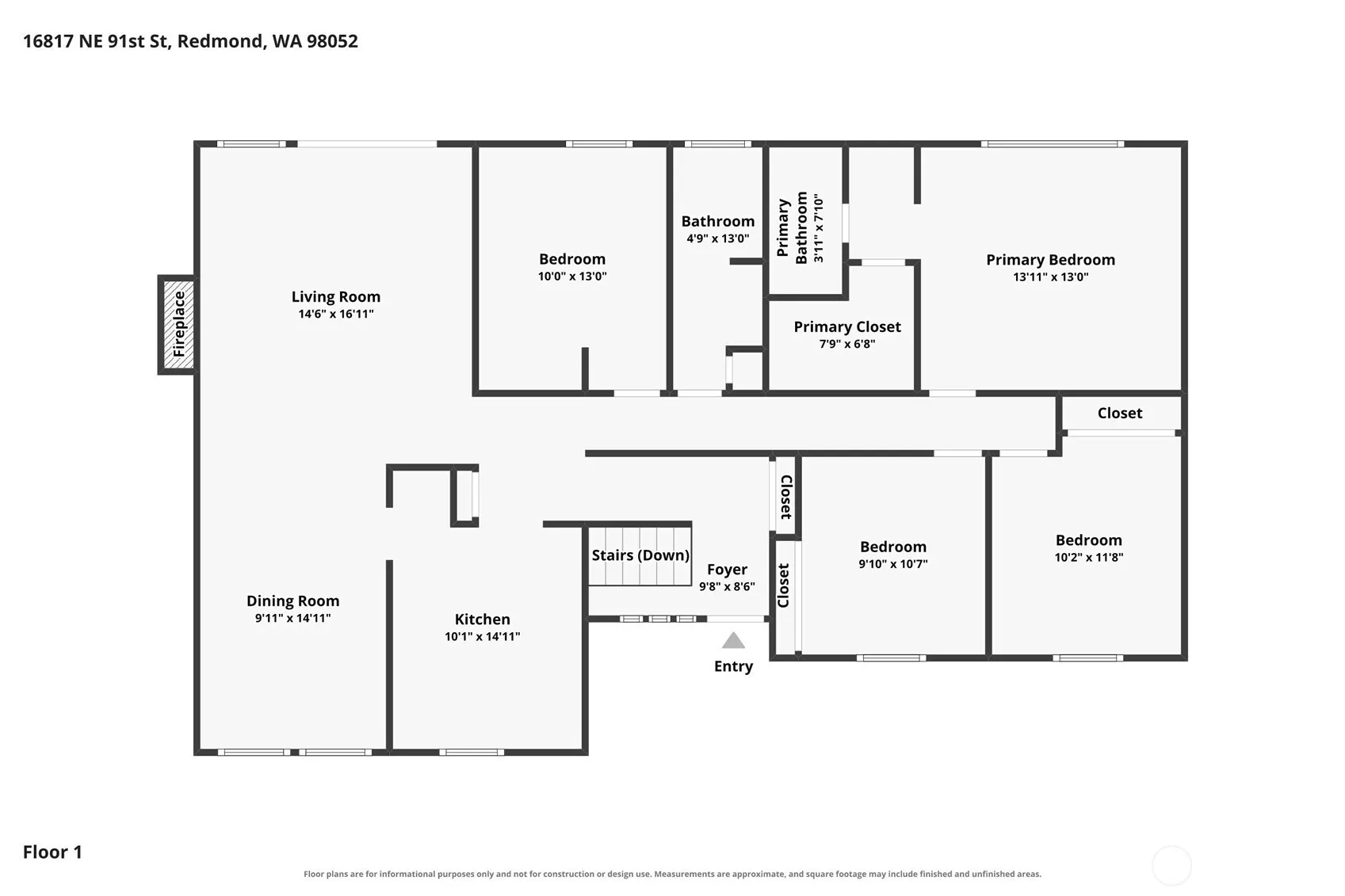 16817 NE 91st Street , Redmond, WA 98052