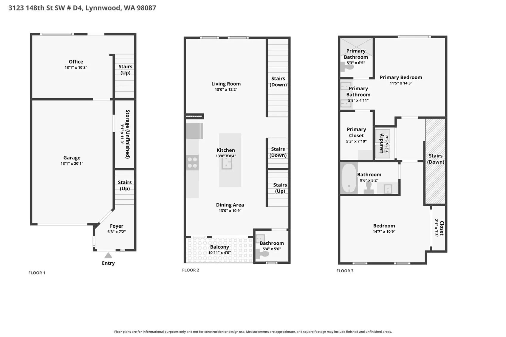 3123 148th Street SW #D4, Lynnwood, WA 98087