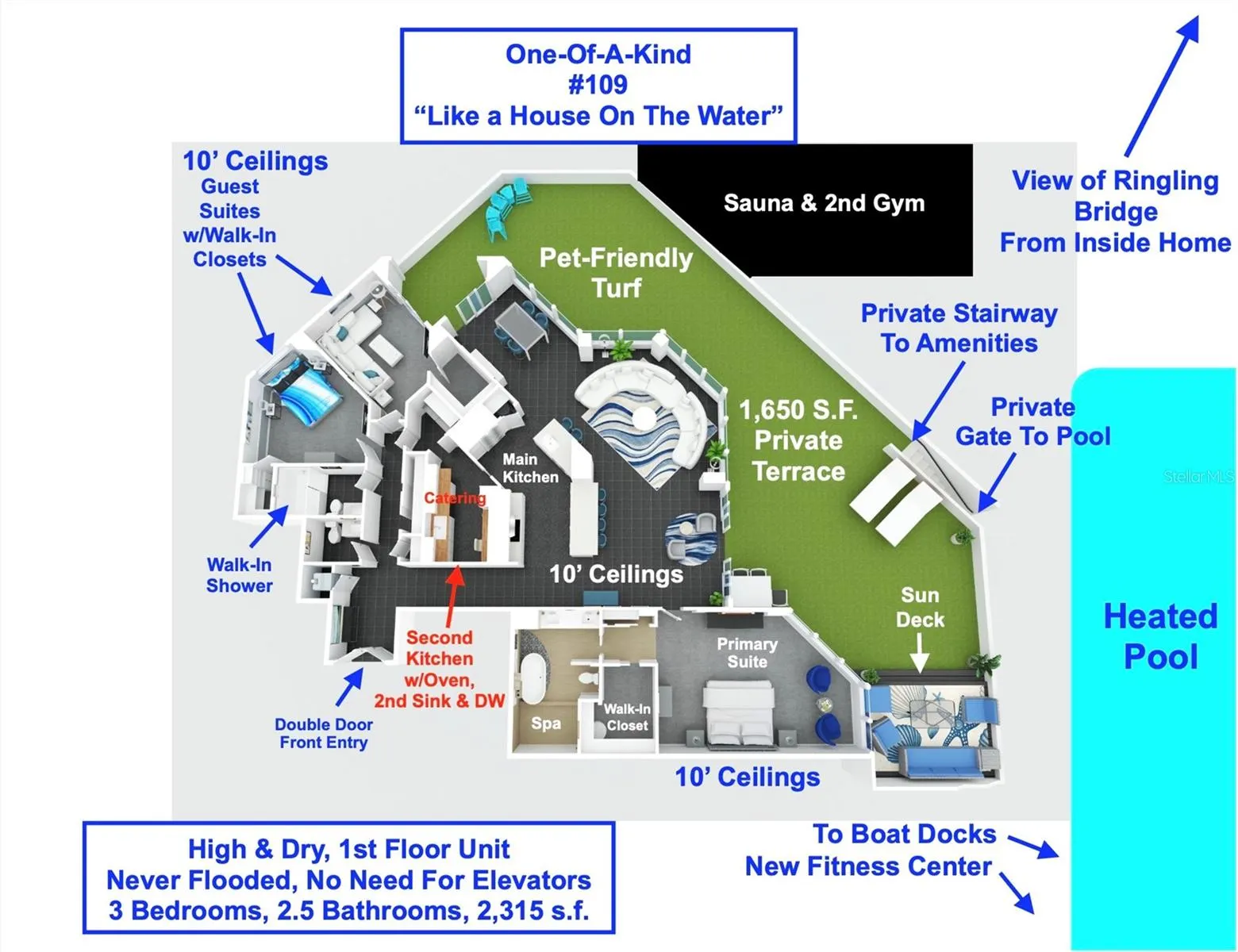988 BLVD OF THE ARTS #109, #109