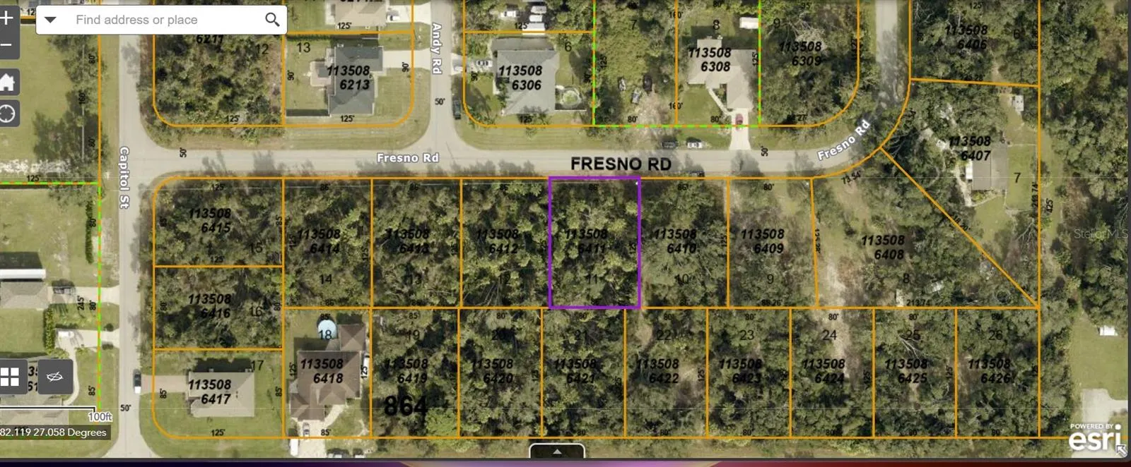 Lot 11 FRESNO RD