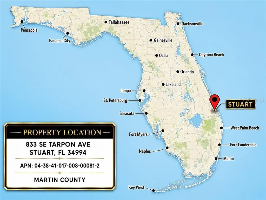 833 SE TARPON AVE, STUART FL 34994