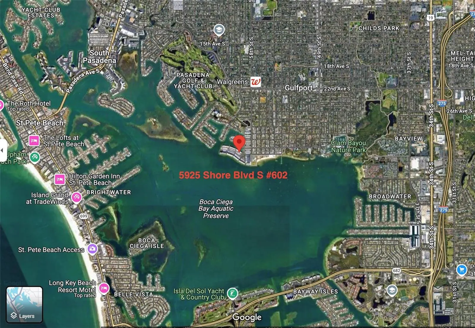 5925 SHORE BLVD S #602, #602
