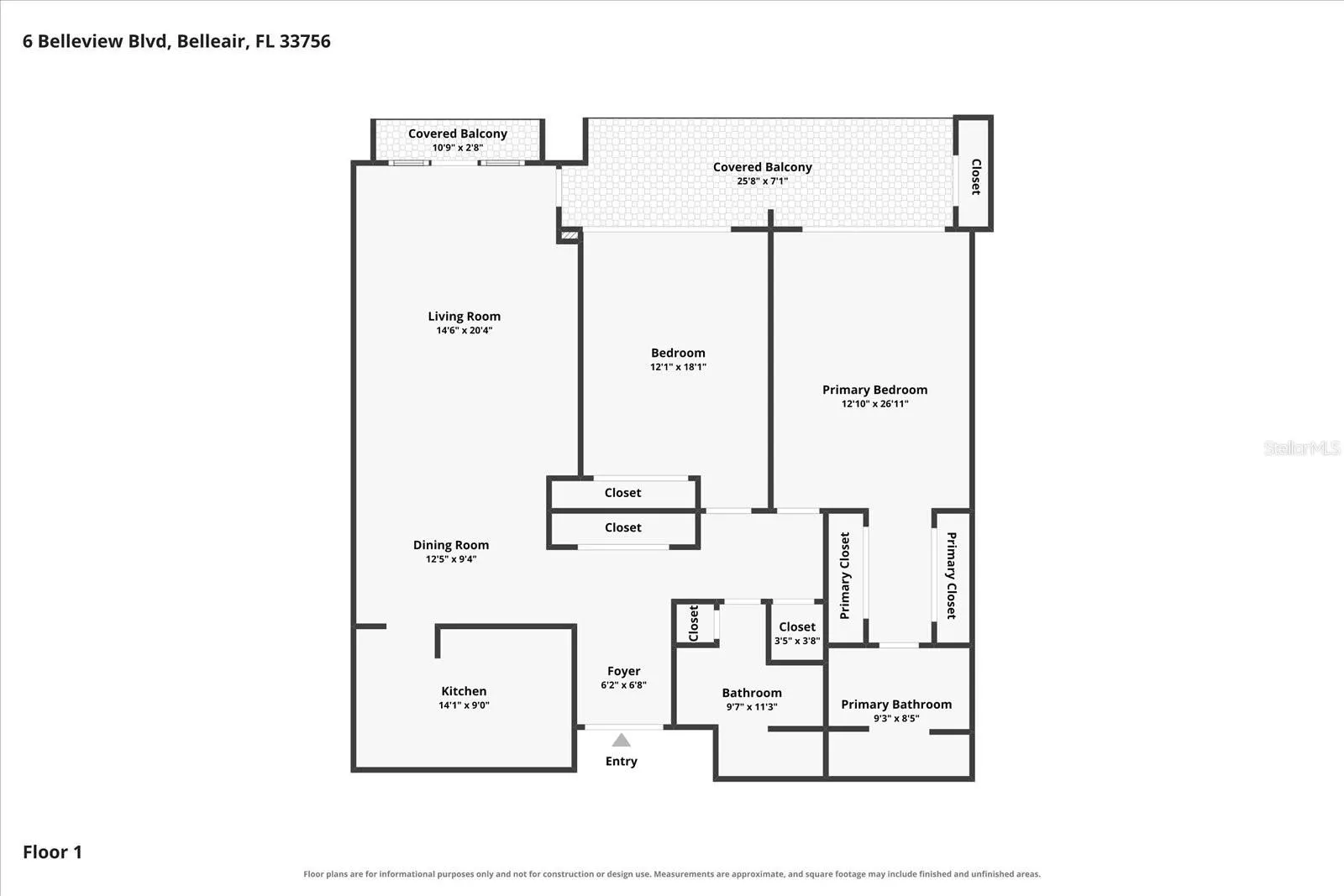 6 BELLEVIEW BLVD #604 #604