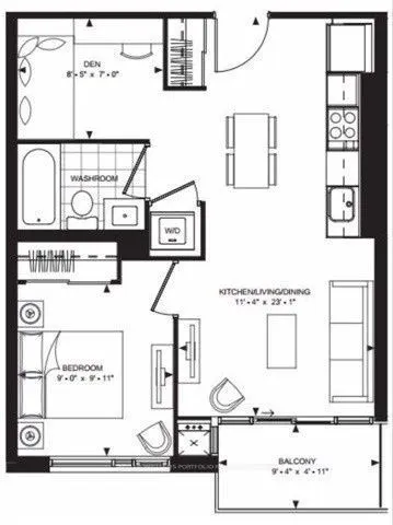 525 Adelaide Street W, #1027