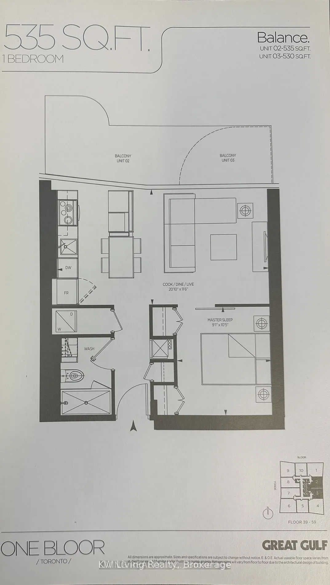 1 Bloor Street E, #5202