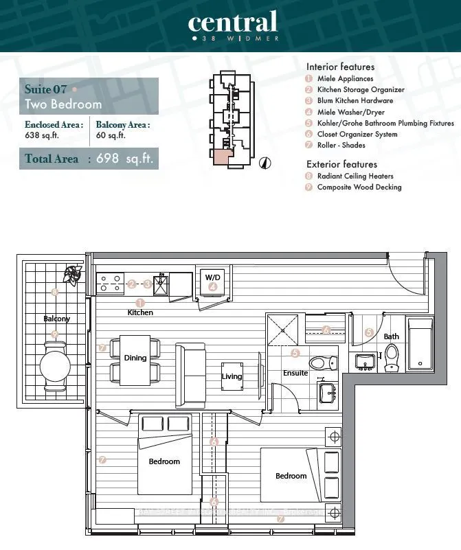38 Widmer Street, #3507