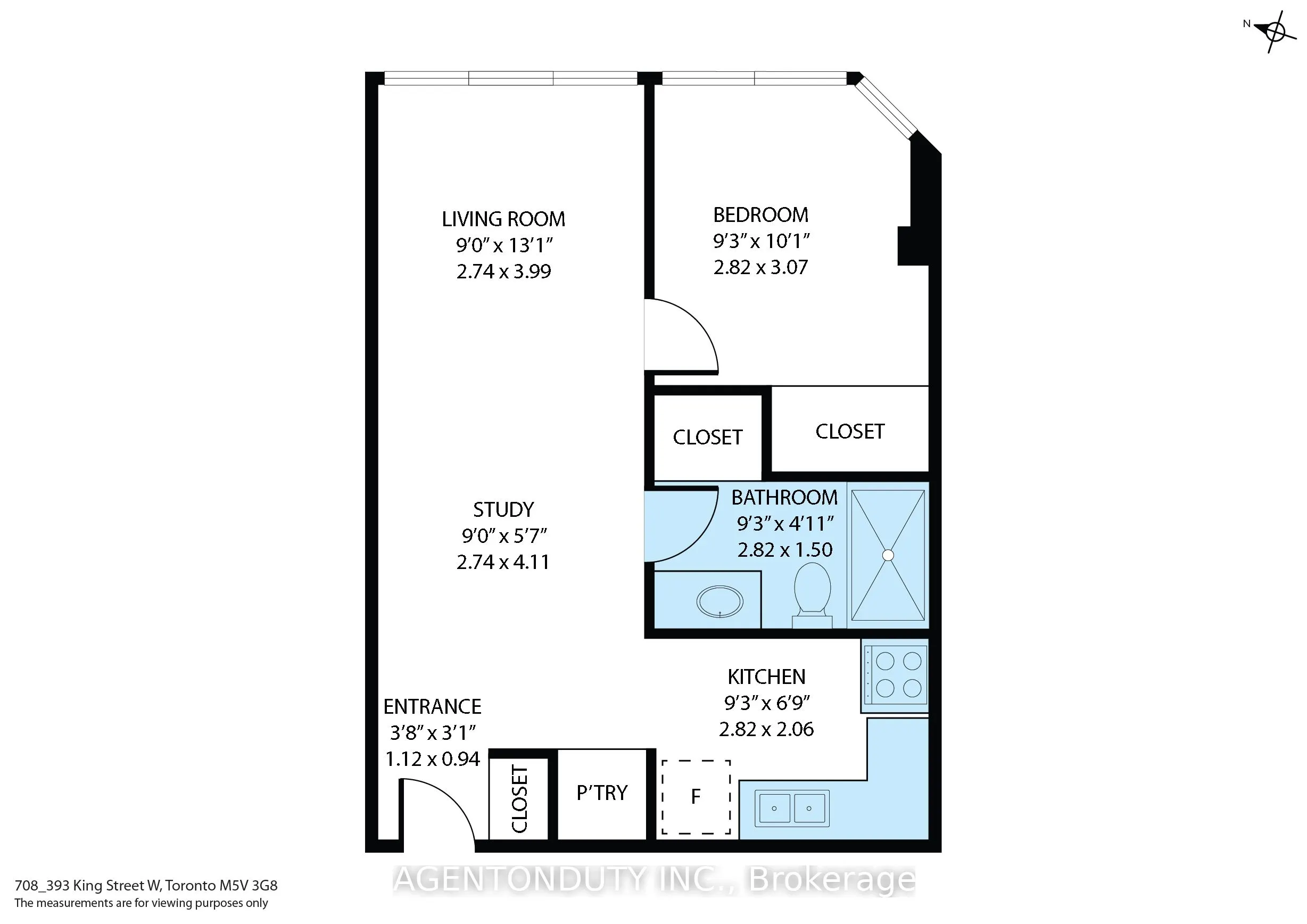 393 King Street W, #708