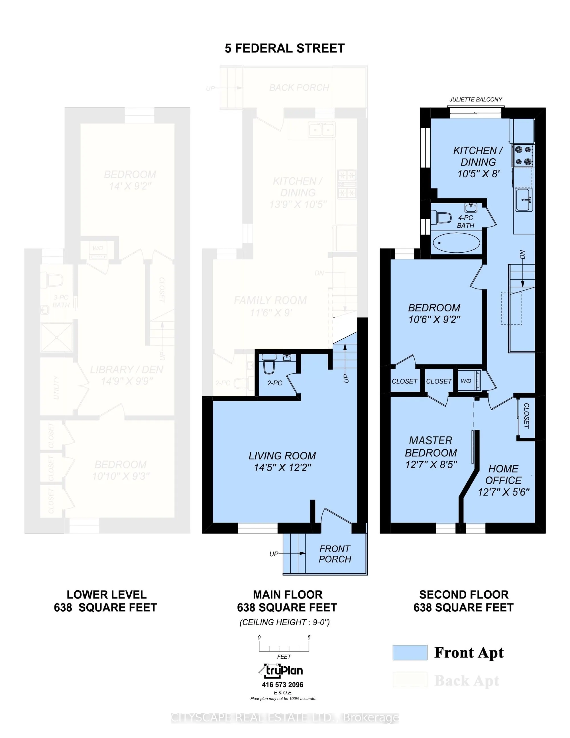 5 Federal Street, #Front Apt