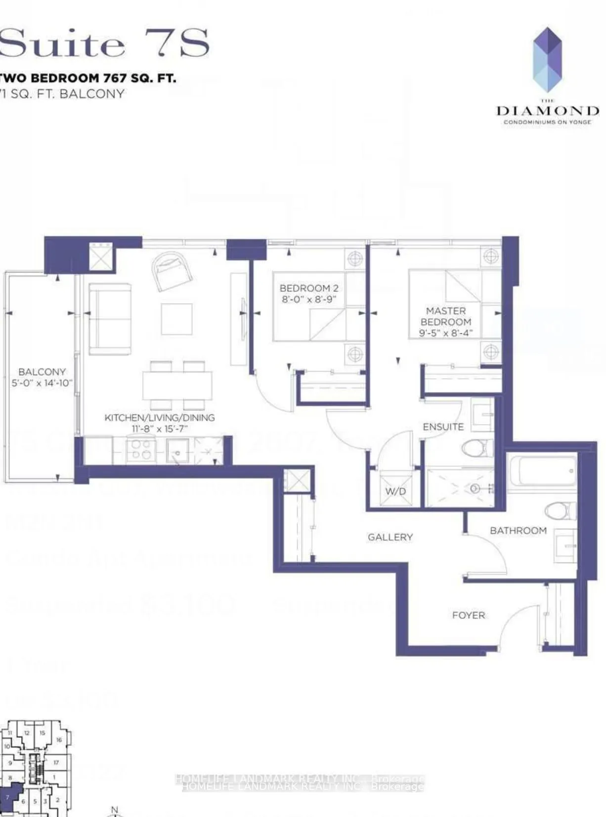 75 Canterbury Place, #2607