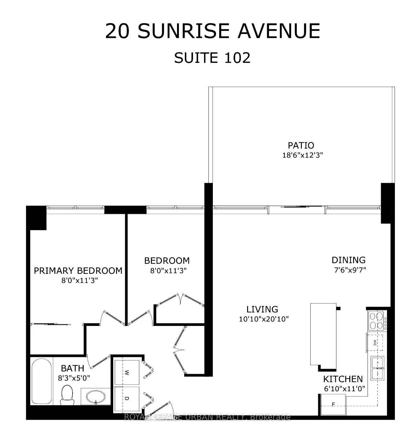 20 Sunrise Avenue, #102