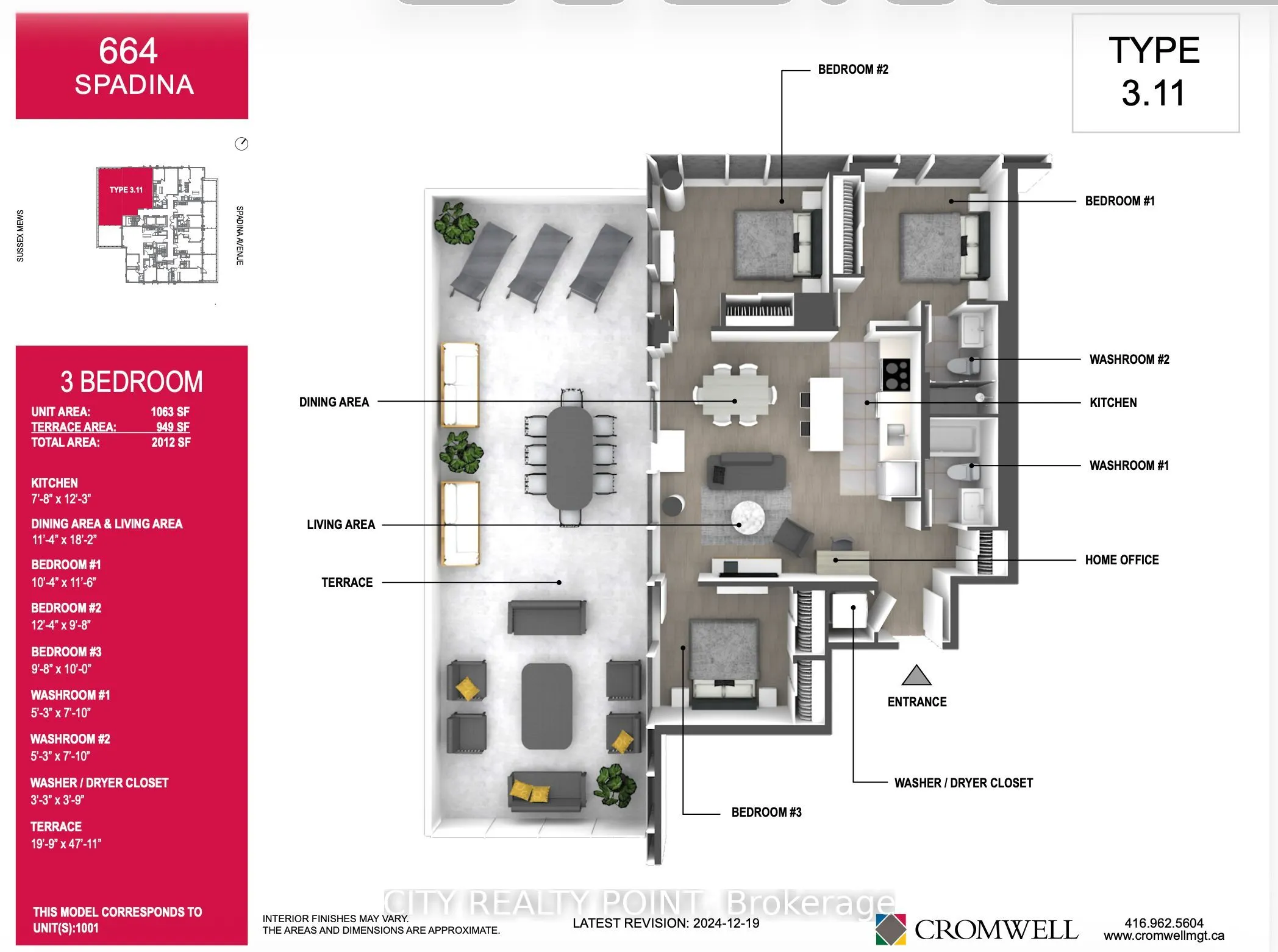 664 Spadina Avenue, #1001