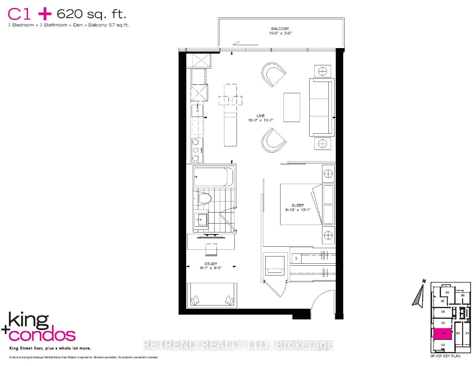 39 Sherbourne Street, #704