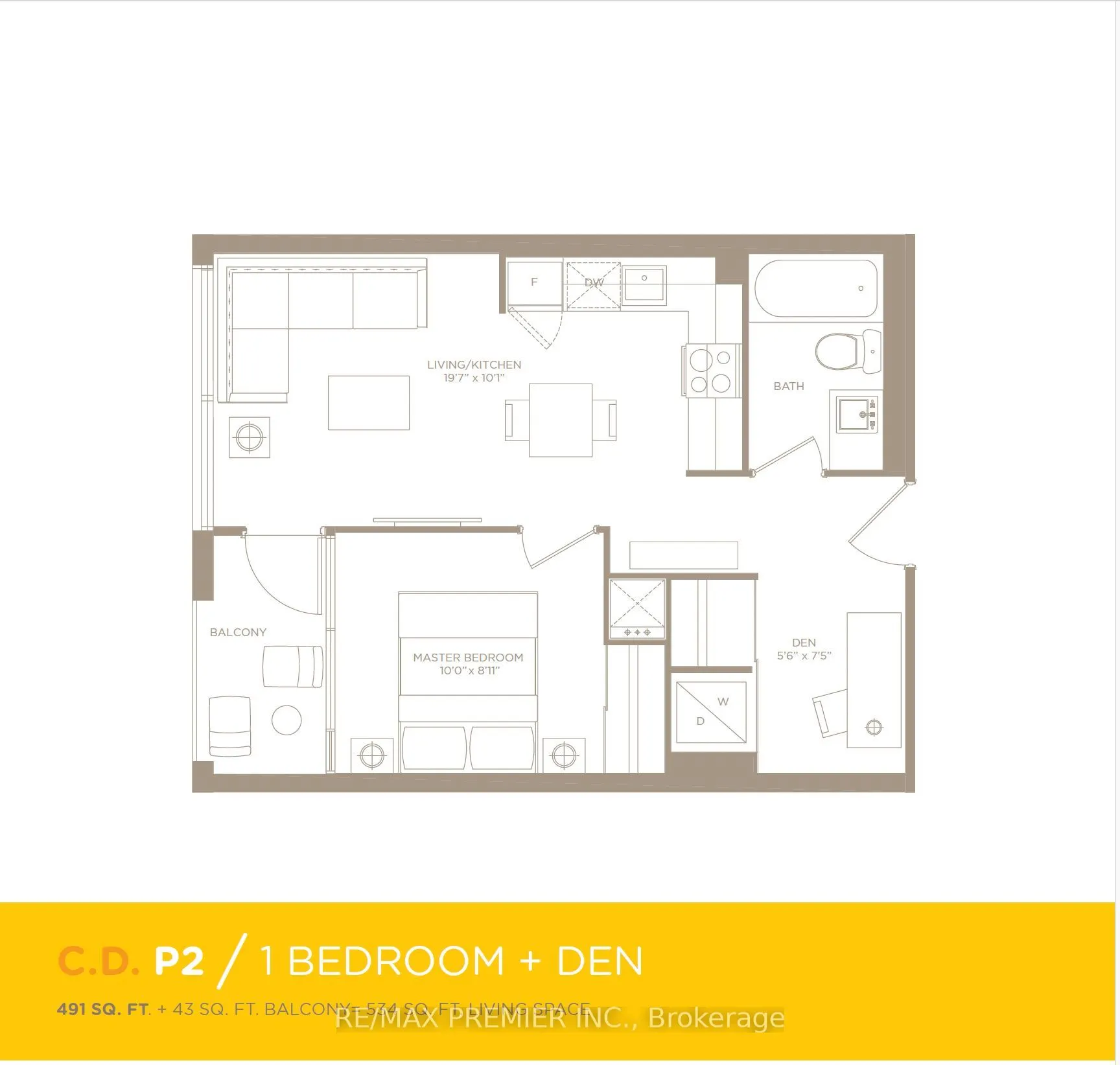 455 Front Street E, #N410