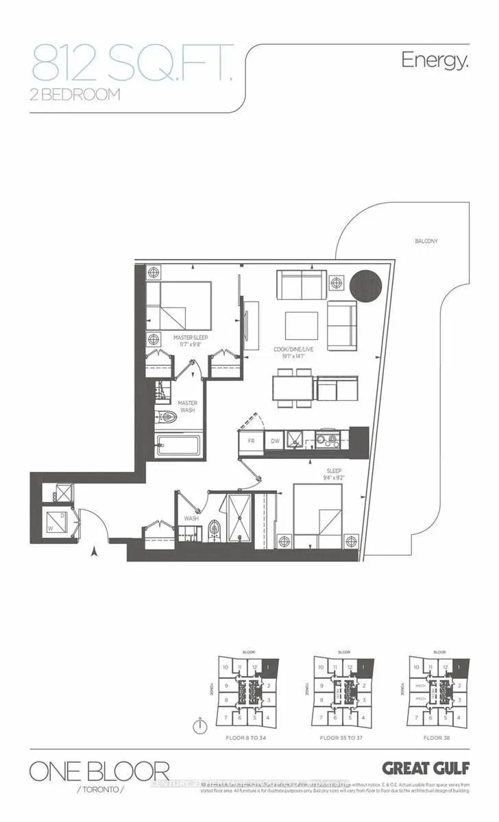 1 Bloor Street E, #2501
