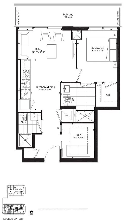 195 Redpath Avenue, #3609